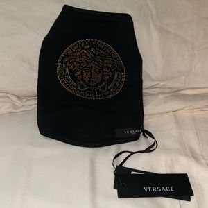 NWT Versace rhinestone dog jacket.